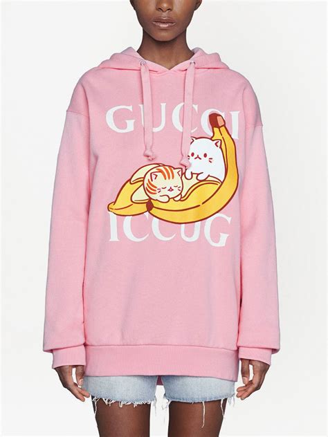 gucci x banane|gucci bananya hoodie.